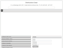 Tablet Screenshot of districesar.com